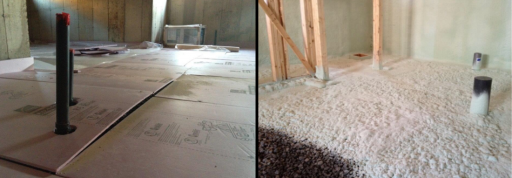 Comment isoler efficacement la dalle de béton du sous-sol